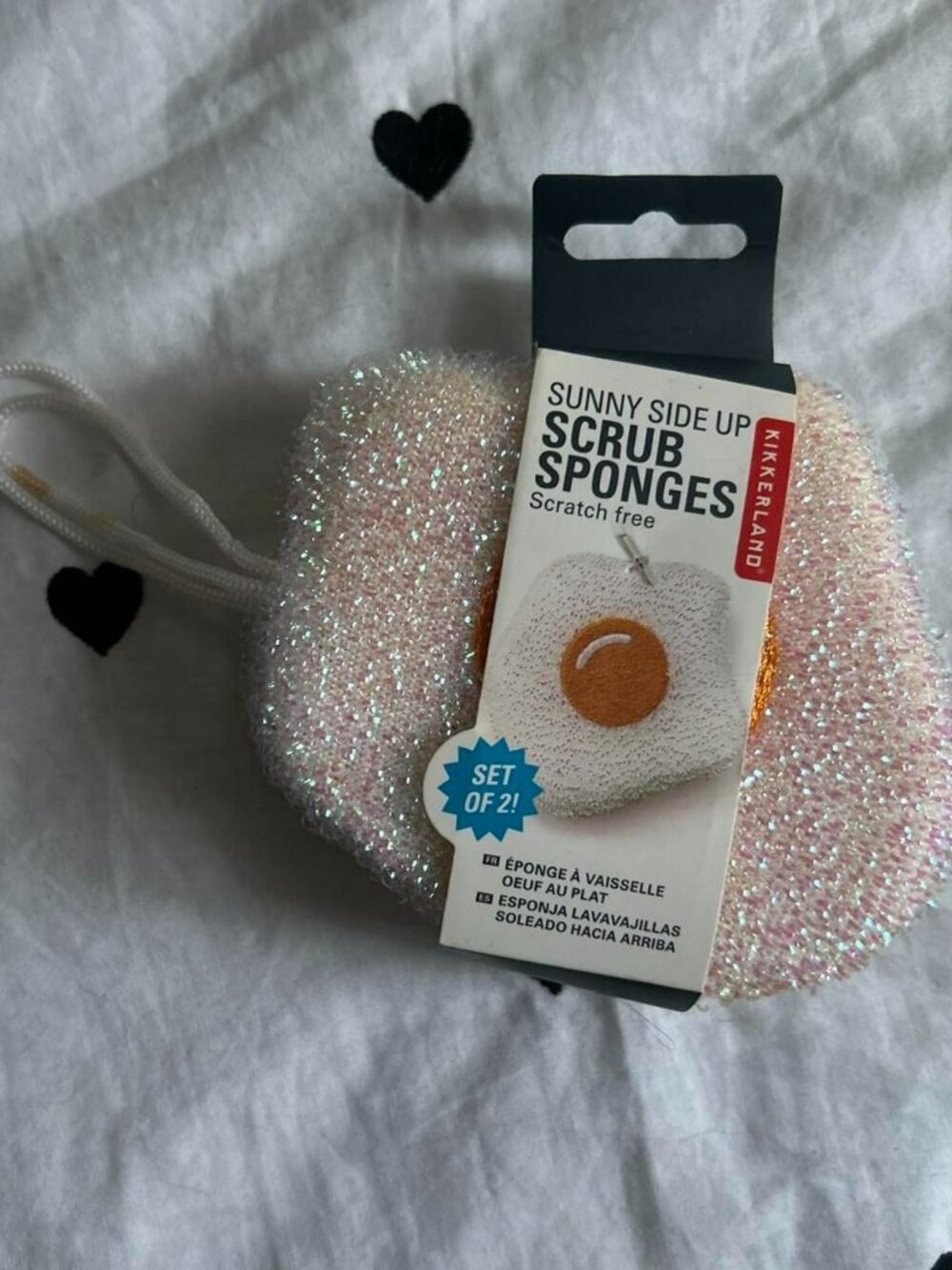 2 Egg Dish Scrubber Sponges